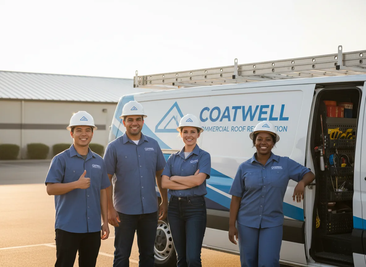 Commercial roof coating company in Dearing, GA